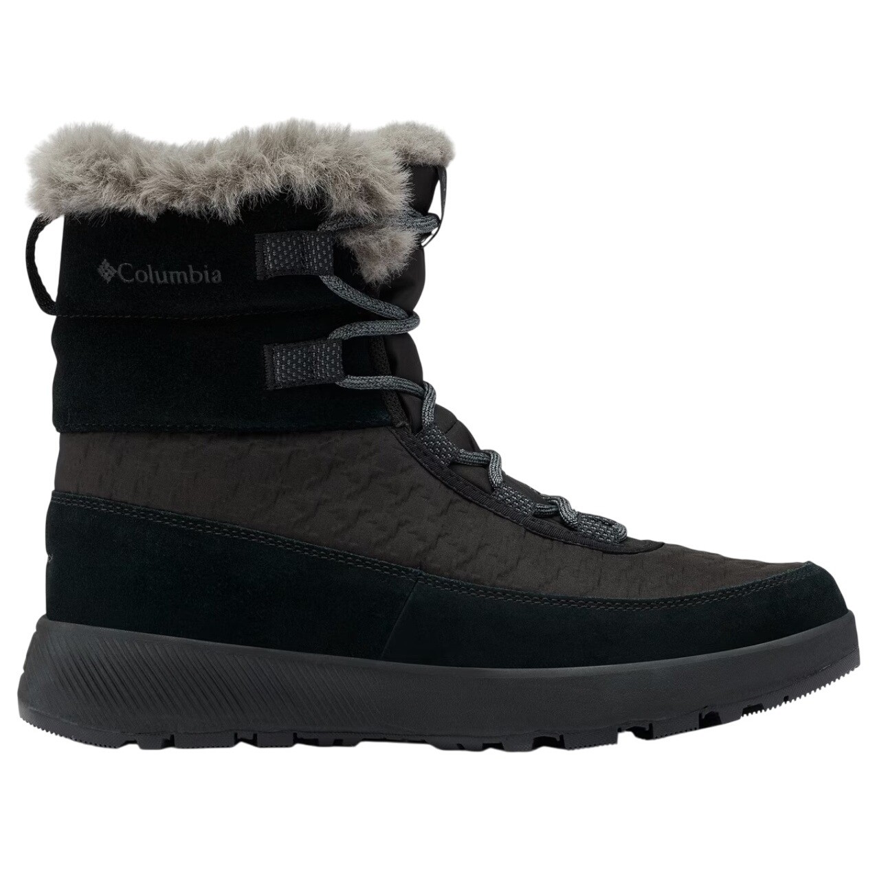 Nuevas botas de esquí Columbia para mujer Slopeside Peak Luxe Apre 7 negras grafito