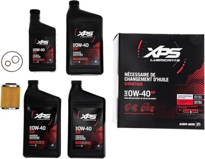 Can-Am OEM 4T 0W-40 Synthetic Blend Oil Change Kit With Filter Rotax 450 cc