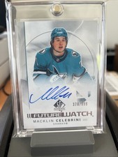 2024 SP Authentic Macklin Celebrini Autograph #184 card