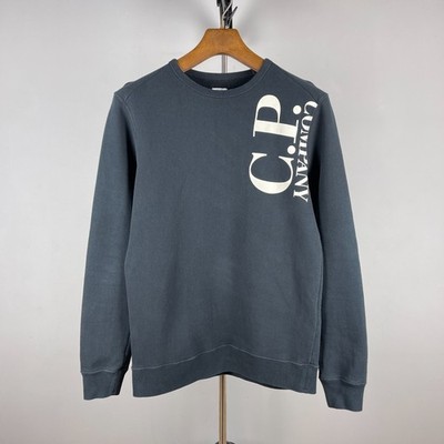 C.P. Company Boys Black Crewneck Sweatshirt   Size 14Y