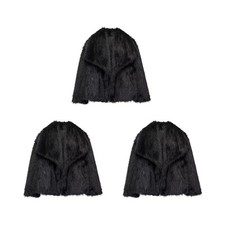 Cappotto finto da donna alla moda elegante per il cappotto invernale arricciante