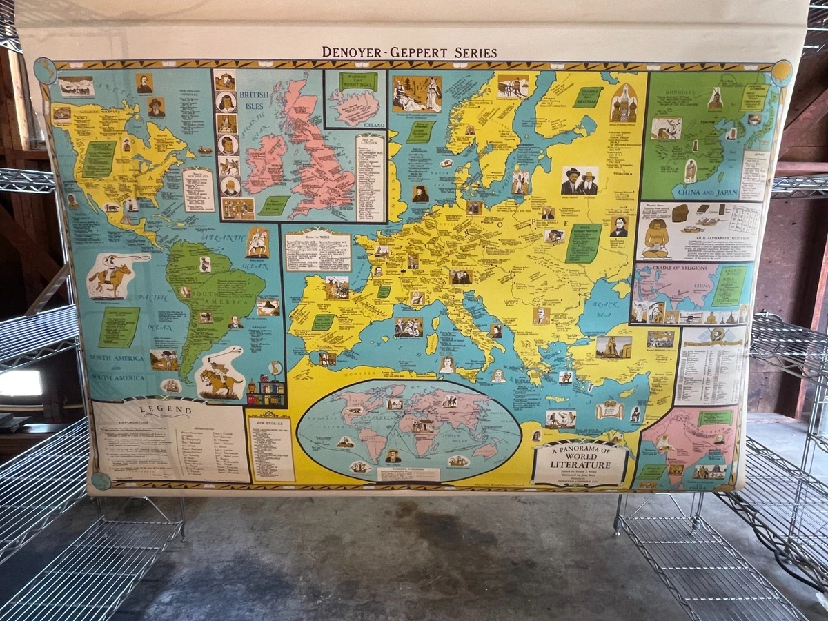 Vintage Original Antique World Maps & Atlases for sale | eBay