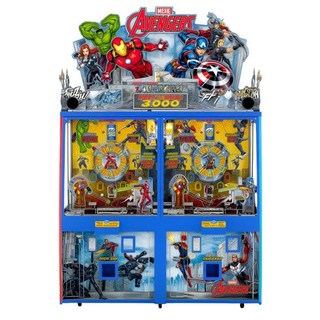 Andamiro Marvel Avengers Coin Pusher Ticket Redemption Game - 2 Player No Card