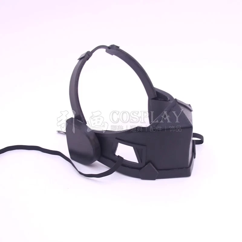 Girls Frontline AN94 Ameli Black Half Face Facepiece Halloween Cosplay Mask Prop - Image 2 of 4