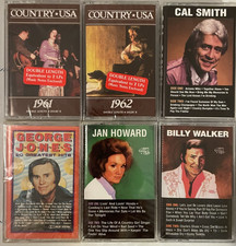 Country Music Cassette Tapes Lot of 6 Various Artists - ALL NEW / FACTORY SEALED