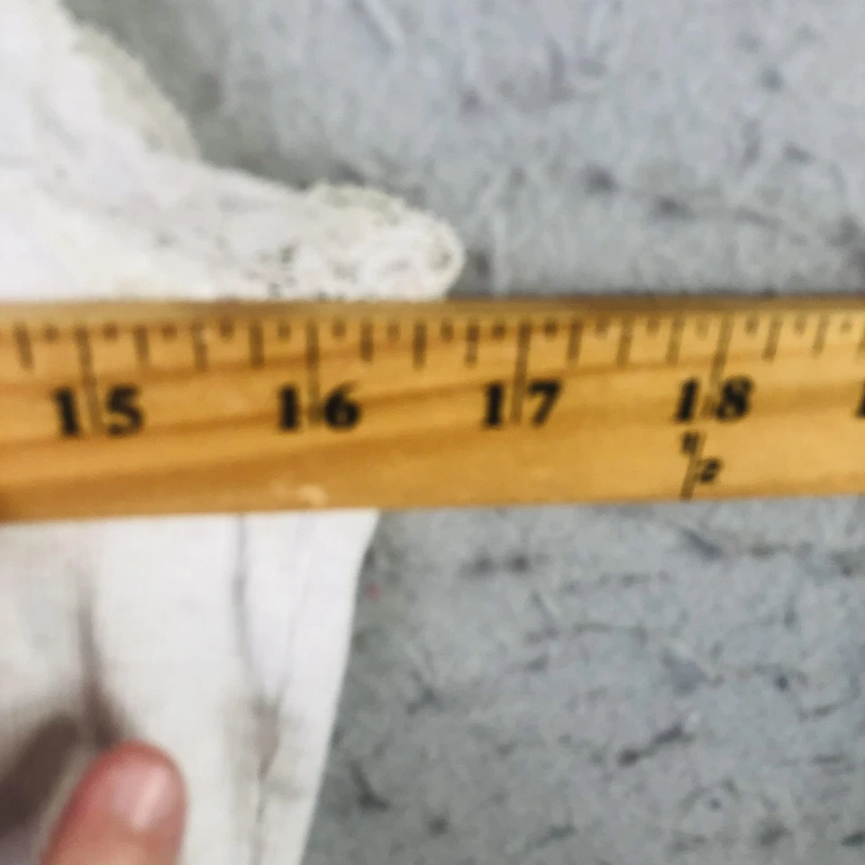 Camisa sin mangas acanalada con ribete de encaje blanco grande Glory descolorida para mujer Y2K años 90 femenina Foto 3 de 4