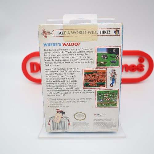 NES Nintendo Game WHERE'S WALDO - NEW & Factory Sealed with Authentic H-Seam! - Picture 4 of 12