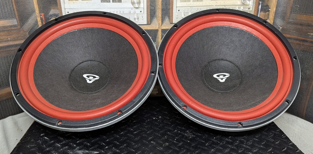 2 Cerwin Vega woofers from E-712 speakers - 12W4 | eBay