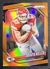 2025 Panini Prizm Travis Kelce Orange /249 Kansas City Cheifs SP #67