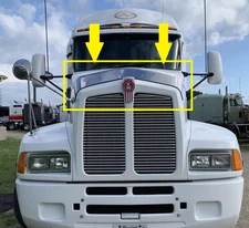 Kenworth T600 Bug Shield Deflector Stainless Steel Premium Quality