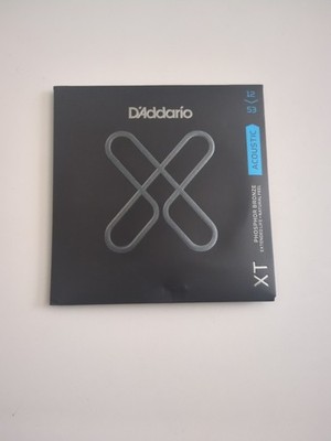 D'Addario XT Coated Phosphor Bronze Acoustic Guitar Strings, Light, 12-53