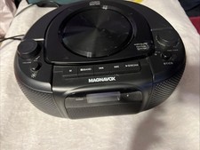 Magnavox MD6972 Portable CD Boombox with AM/FM Radio  Bluetooth w/cord C