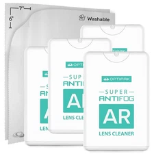 OPTIPAK Anti-Fog Lens Cleaner Spray Kit – Slim Travel-Size Glasses Cleaner