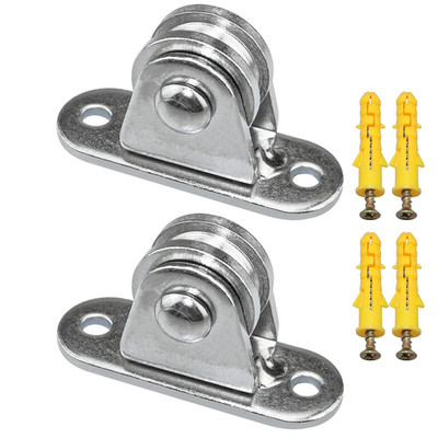 Small Pulley Block Silent Pulley Wheel Heavy Duty Fixed Pullies Loading 176 Lb f