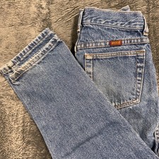 Rustler Denim Jeans Boys Size 10 Reg Blue Straight Leg 100 Cotton R60BBDF