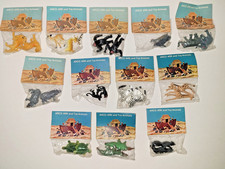 Vintage 1970's Lot Of 12 Sets - Arco Noah's Ark Animals New In Original Packages