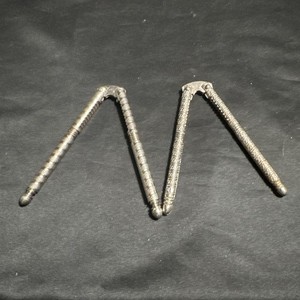 Pair Vintage Crab Shellfish Seafood Nut Cracker One Is HMQ Silver Metal 5"