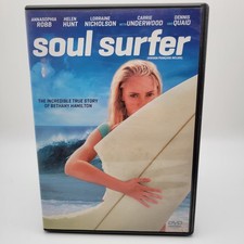 Soul Surfer (Used DVD, Canadian Bilingual) True Story Movie - Like New!
