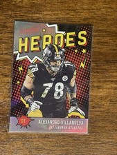 2020 Panini Prestige Heroes Alejandro Villanueva Steelers HE-AV NFL