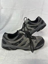 HI-TEC JASON Men's Low Hikers, Grey, Size 11 M Men’s Hiking- Grey W/ Black Trim