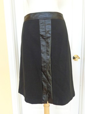 Deals For LAUNDRY ponte black pencil skirt size 14 NEW 148 faux leather Deals For LAUNDRY ponte black pencil skirt size 14 NEW 148 faux leather