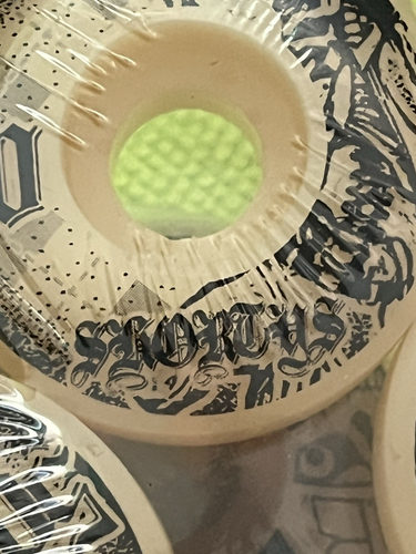 VINTAGE SHORTY'S 50MM NATURAL URETHANE SKATEBOARD WHEELS NEW OLD STOCK - Picture 5 of 5