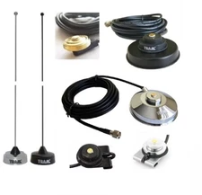 Mobile Radio Antenna VHF 143-159MHz 1121 Hole Trunk Magnet Mount Mini-UHF