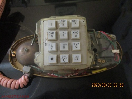 Vintage rosa Touch Tone Prinzessin Telefonglocke Western elektrisches TELEFON GEKNACKT - Bild 6 von 7