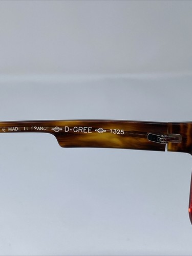 ANNE ET VALENTIN “D-GREE” 1325 France Brown Tortoise/Ruby Red Eyeglasses Frame - Picture 8 of 11