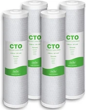 Whole House Water Filter, 20" x 4.5" Carbon Block Filter Replacement Cartridge