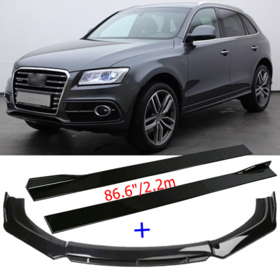 Spoilerschwert Spoilerlippe + Seitenschweller für Audi Q5 Typ 8R Facelift 08-17