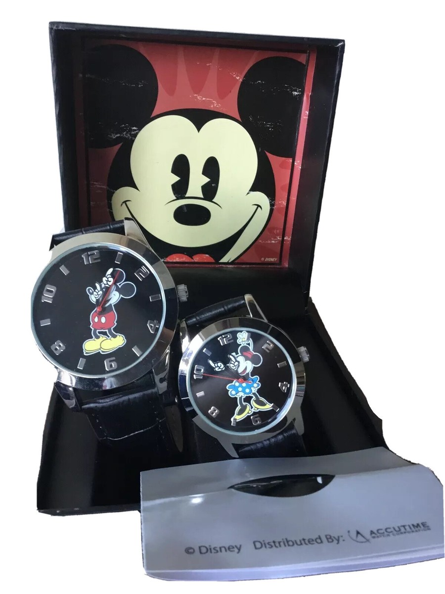 Lot of 2 Disney Mickey Mouse His & Hers Watch Set D22 | eBay