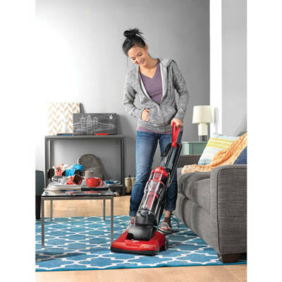 Power Vacuum Upright Bagless Lightweight Rinsable Filter Carpet Or Wood Floor