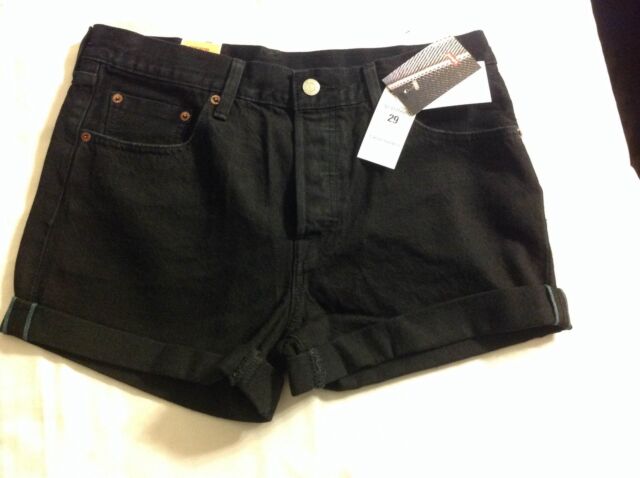 levis shorts 501 black