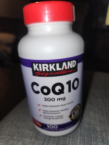 Kirkland Signature CoQ10 300 mg., 100 Softgels expires 11/2026