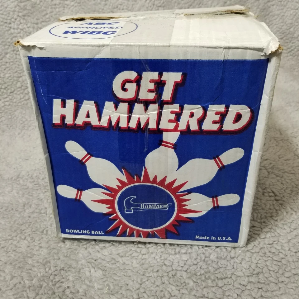 罕见 全新带盒 Faball Pro 紫色锤 Slegdehammer 合成保龄球 未打磨 — 第 2/4 张图片
