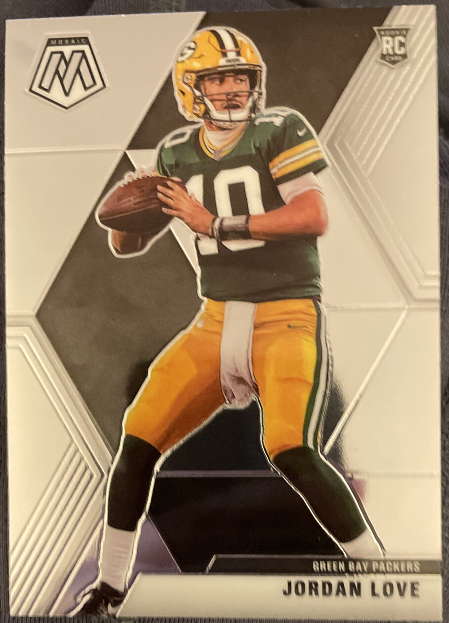2020 Panini Mosaic Jordan Love RC Base Rookie #211 Packers!