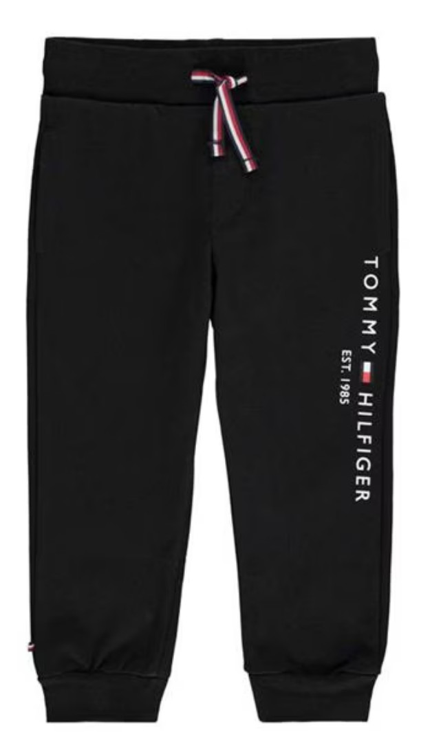 Tommy Hilfiger Essential Crew Neck Jogger Set - Black - Newborn RRP £75 image 3