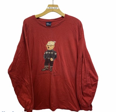 red graphic long sleeve