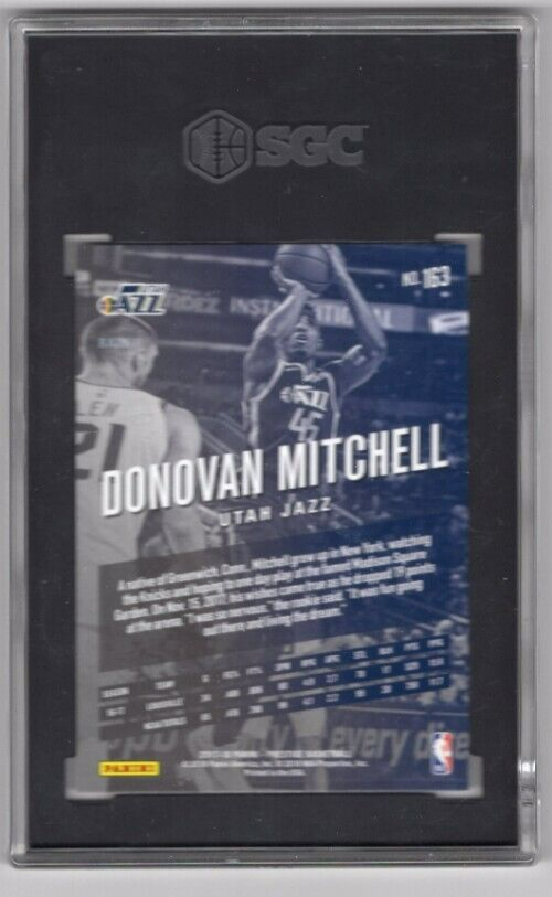 2017 Panini Prestige Donovan Mitchell Jazz Rain Rookie RC Card