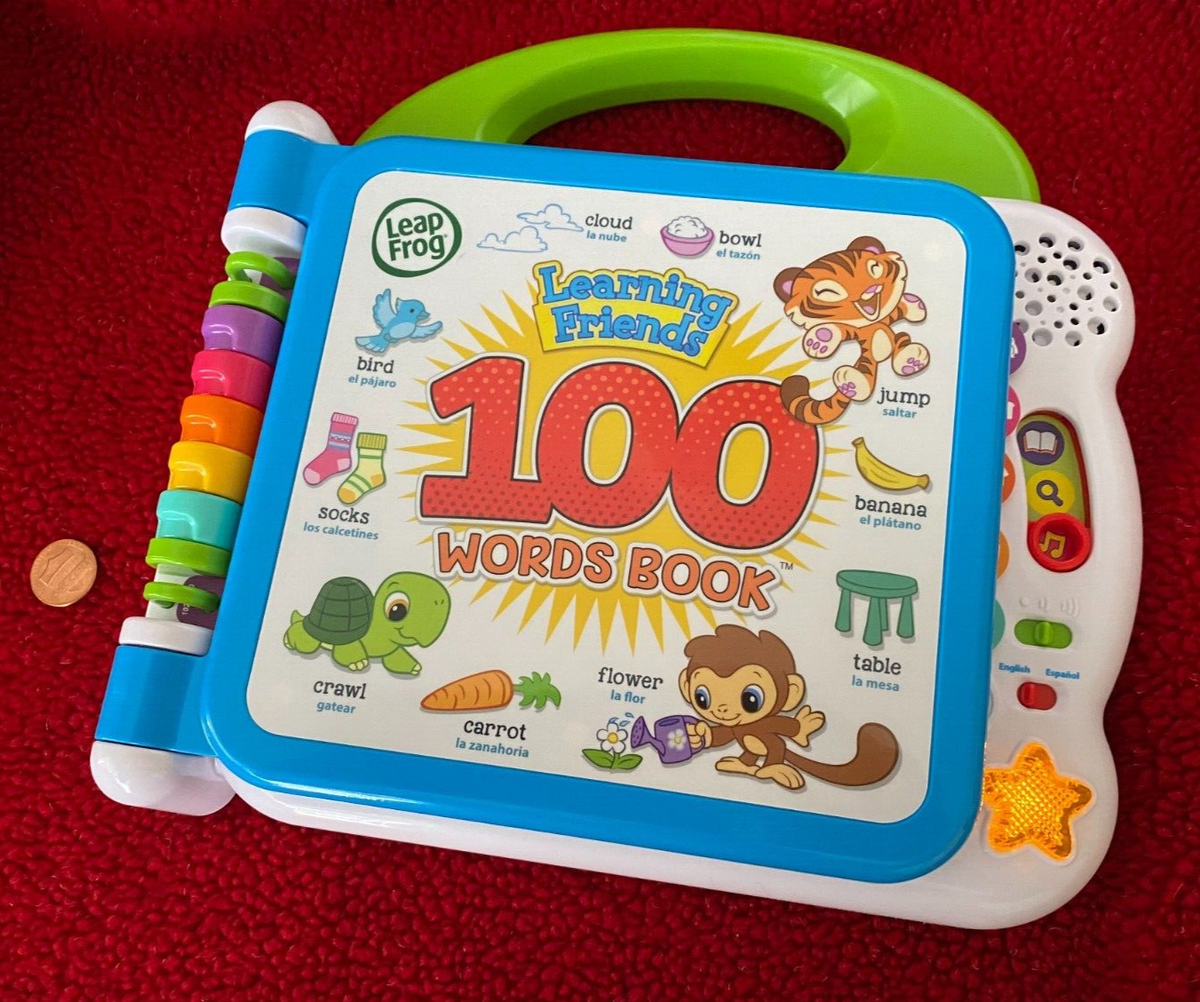 LeapFrog Learning Friends 100 WORDS Electronic Book Bilingual