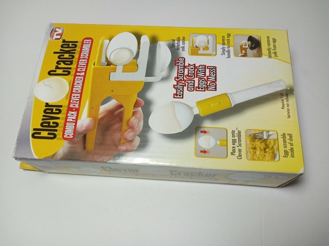 As Seen On TV Clever Egg Cracker & Scrambler eBay