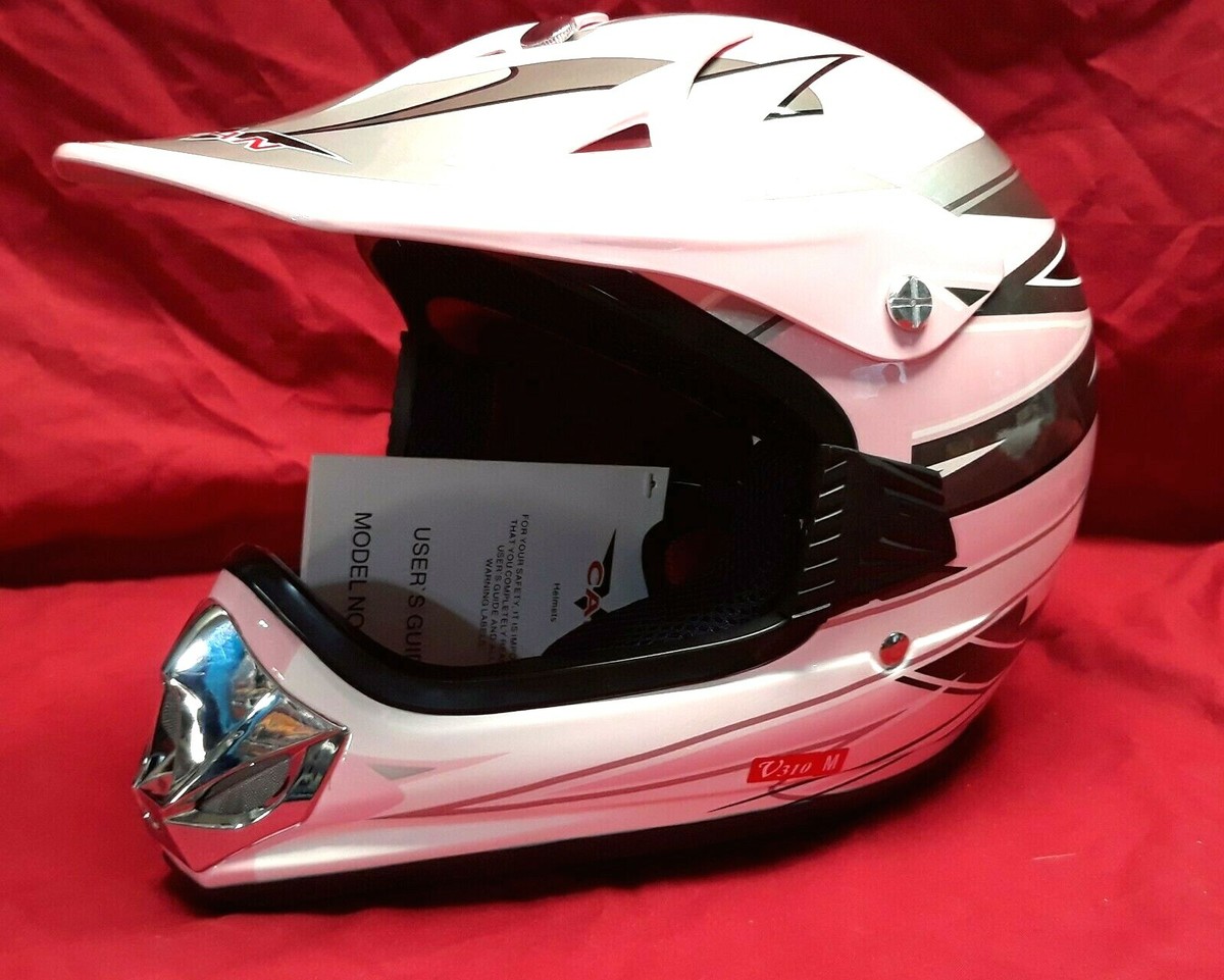 Vcan Casco Enduro Can VCAN Motocross Helmet Pink, Model V310 ATV