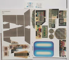 Vintage Star Wars Imperial Shuttle Replacement Toy Stickers - Peel & Stick