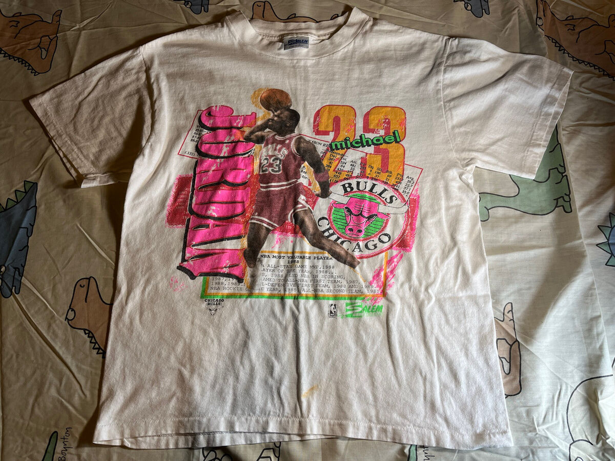 2024年最新海外 Vntg 1988 Single #23 MVP Shirt T Large L Jordan Michael Tシャツ