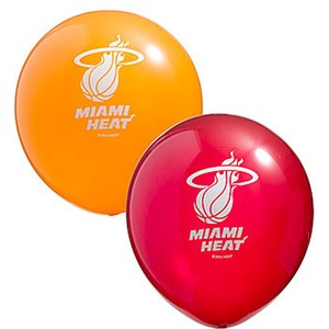 Nba Miami Heat Latex Balloons 6 Birthday Party Supplies
