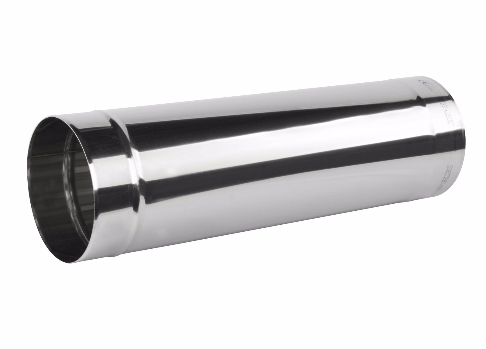 Stainless Steel Stove Pipe 100mm / 4" Length 500mm Chimney Flue Liner