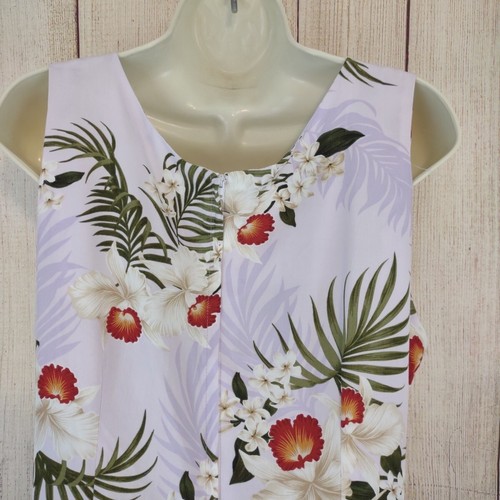 VTG MD Fashion Hawaiian sarong dress tropical pattern Made In Hawaii Large - Picture 11 of 13