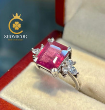 Natural Ruby Ring Handcrafted with Love, A Unique Masterpiece Gift for Her