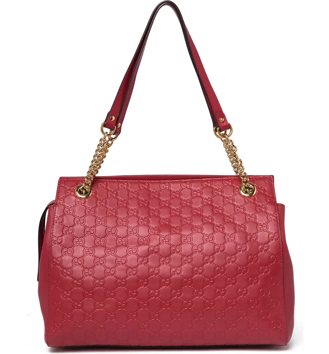Gucci Guccissima Tote Red Bags & Handbags for Women for sale | eBay